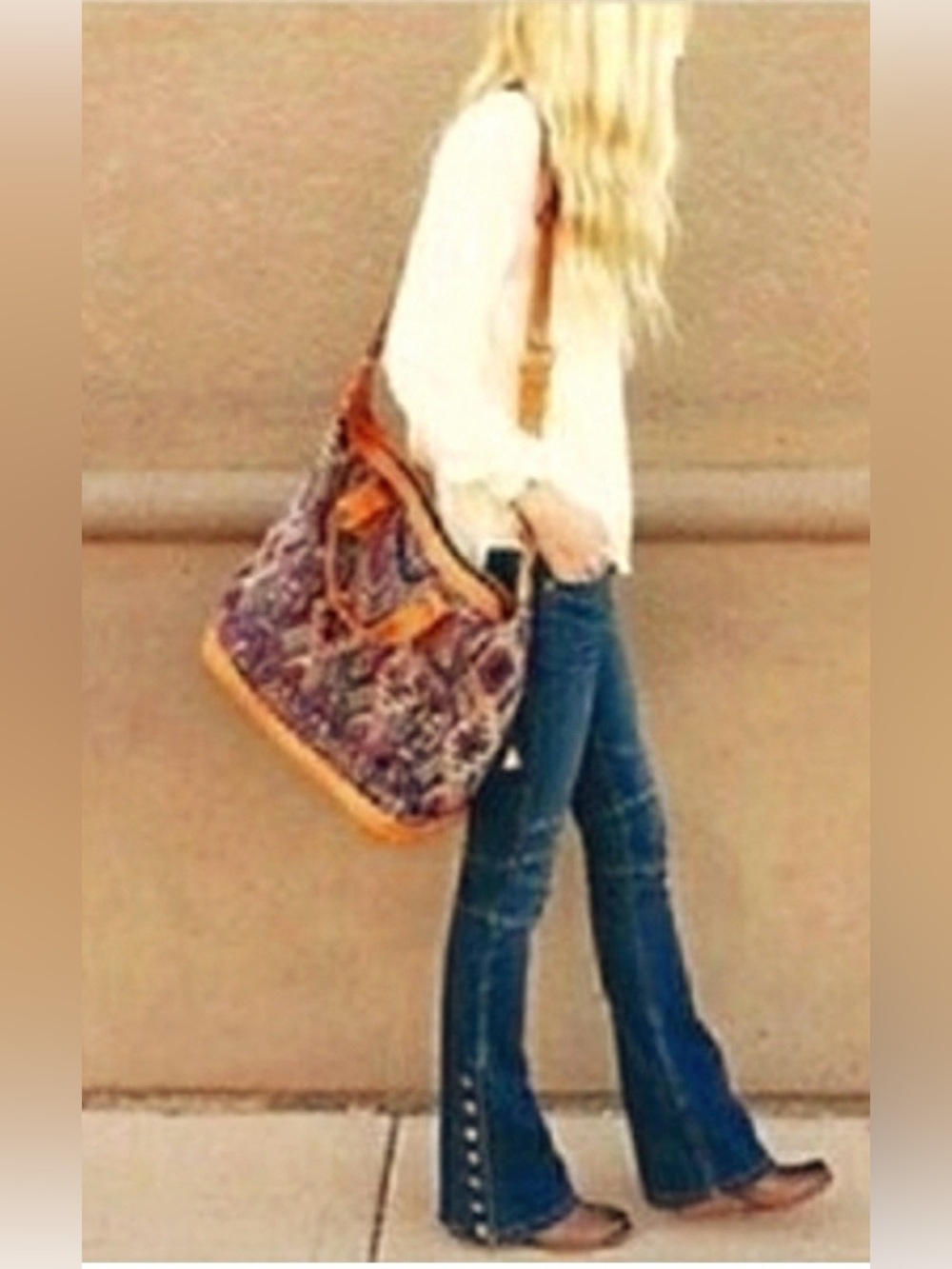 Free People Skylar Bell bottom Button flares Jeans 28 NWT